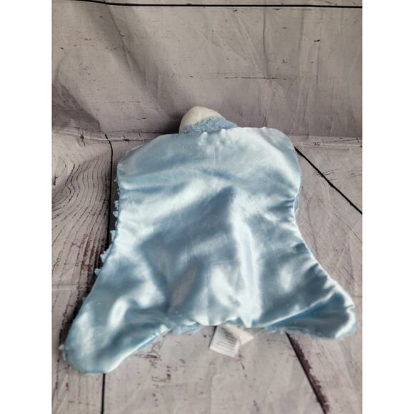Gund Winky Mini Comfy Cozy BlueLamb Security Blanket Lovey Baby Satin Sheep - Picture 7 of 7